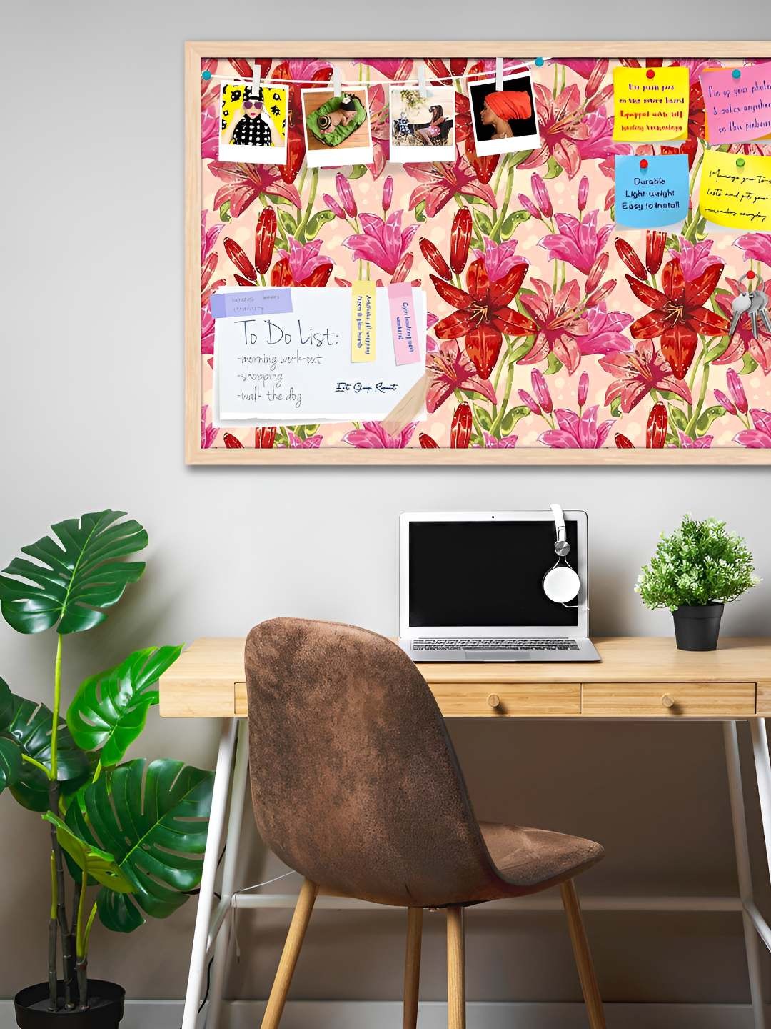 

ArtzFolio Wooden Notice Pin Board, Multi