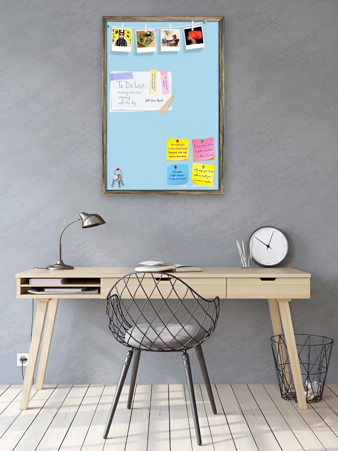 

ArtzFolio Wooden Notice Board, Blue
