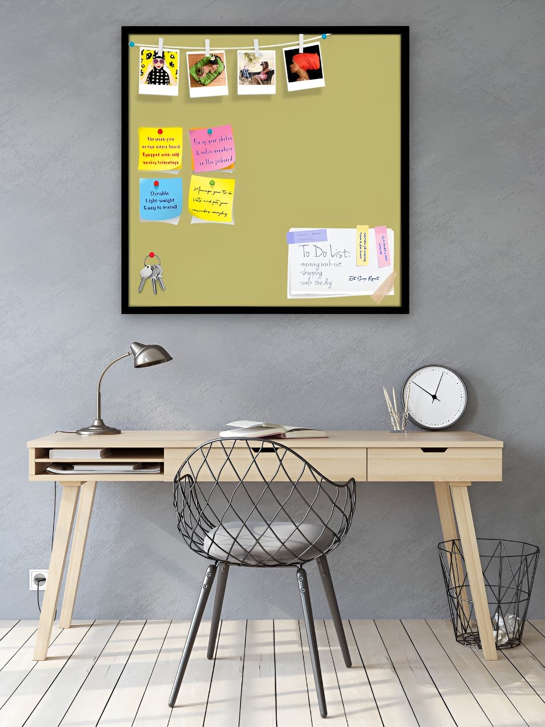 

ArtzFolio Wooden Notice Board, Yellow