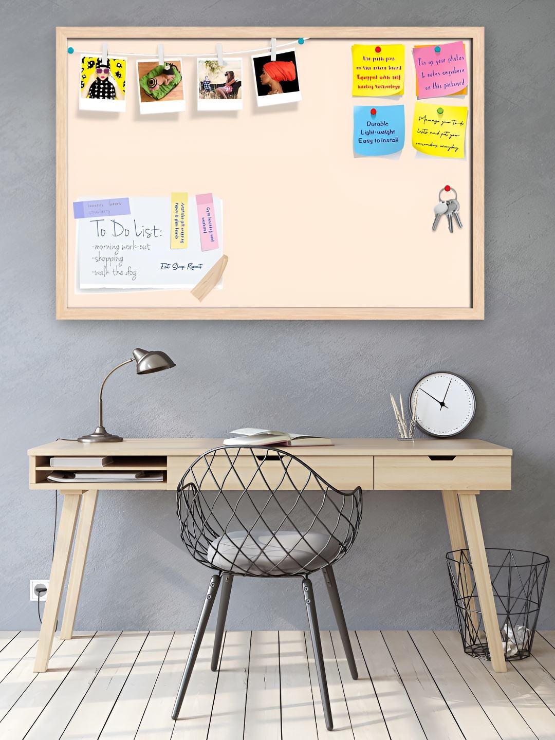 

ArtzFolio Wooden Notice Pin Board, White