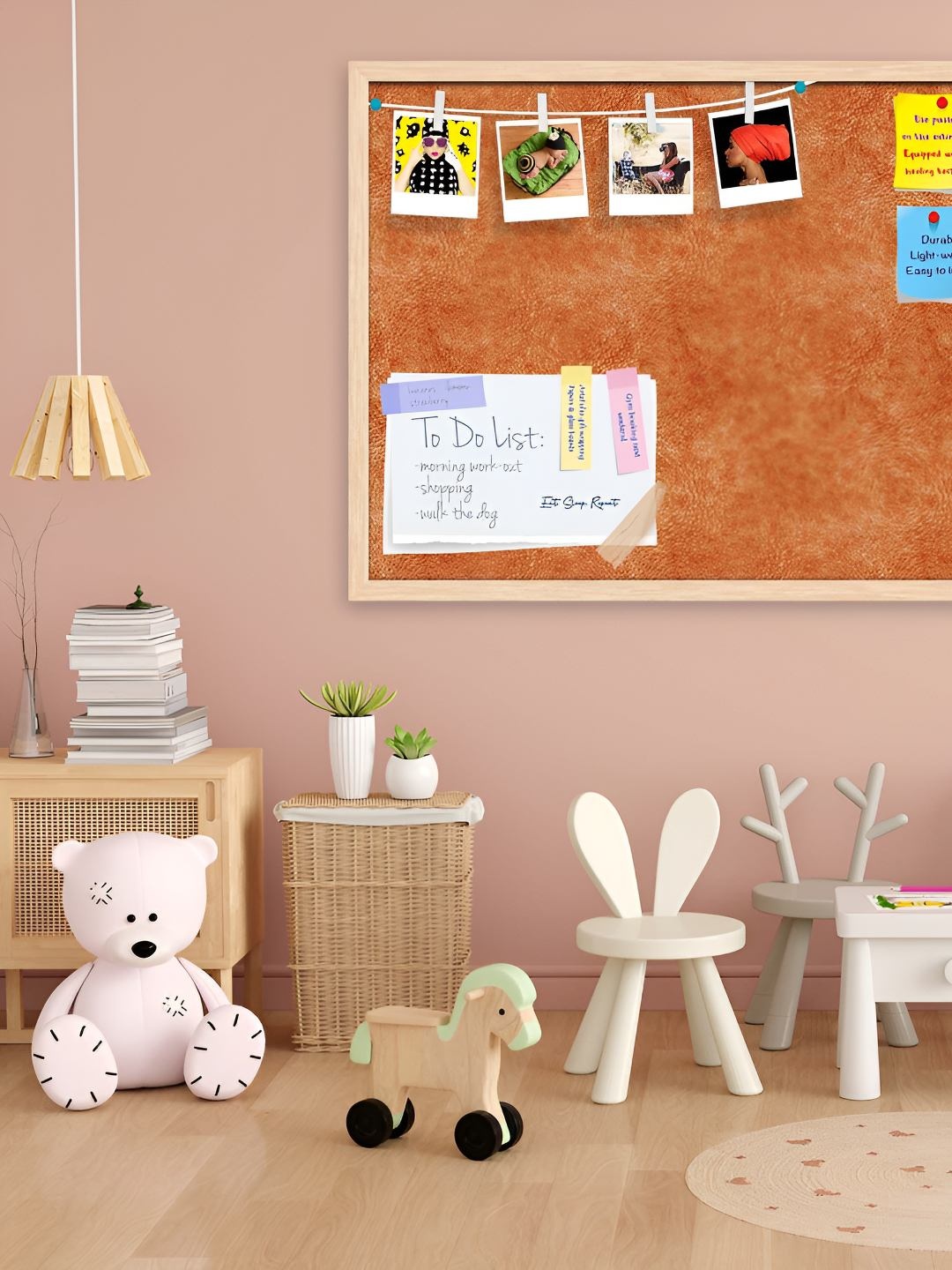 

ArtzFolio Wooden Notice Pin Board, Multi