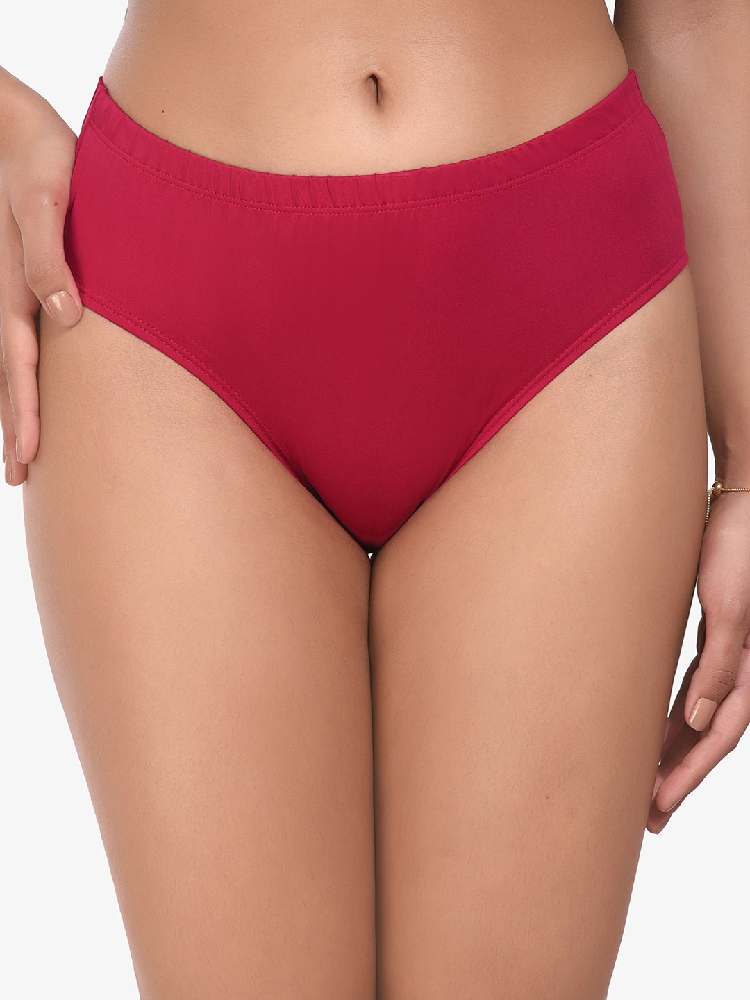 

Bruchi CLUB Women Low-Rise Hipster Briefs, Maroon