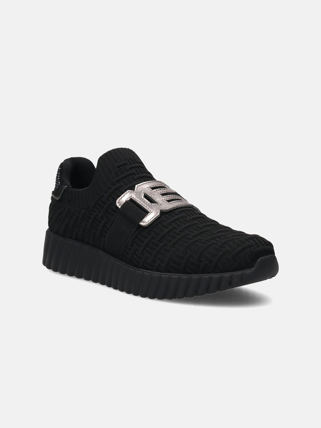 

BAGATT Women Slip-On Sneakers, Black