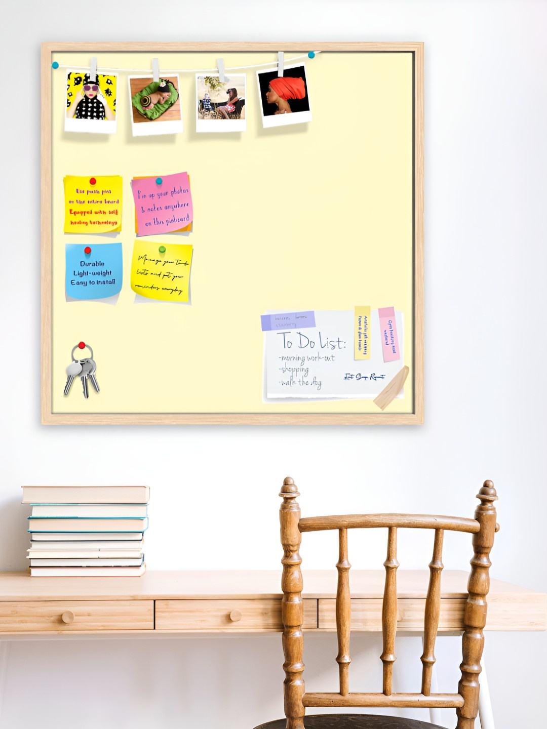 

ArtzFolio Wooden Notice Pin Board, Yellow