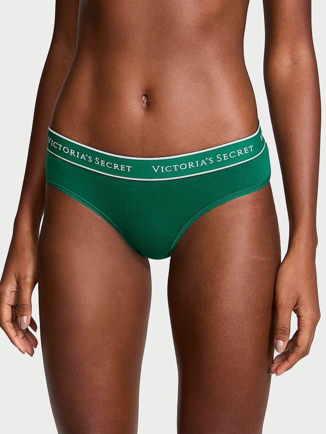 

Victoria's Secret Women Hipster Mid-Rise Briefs, Green