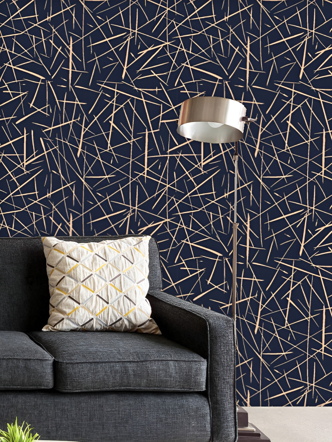 

ArtzFolio Printed UV-Resistant Anti-Bacterial Abstract Cracks Peel & Stick Wallpaper, Multi