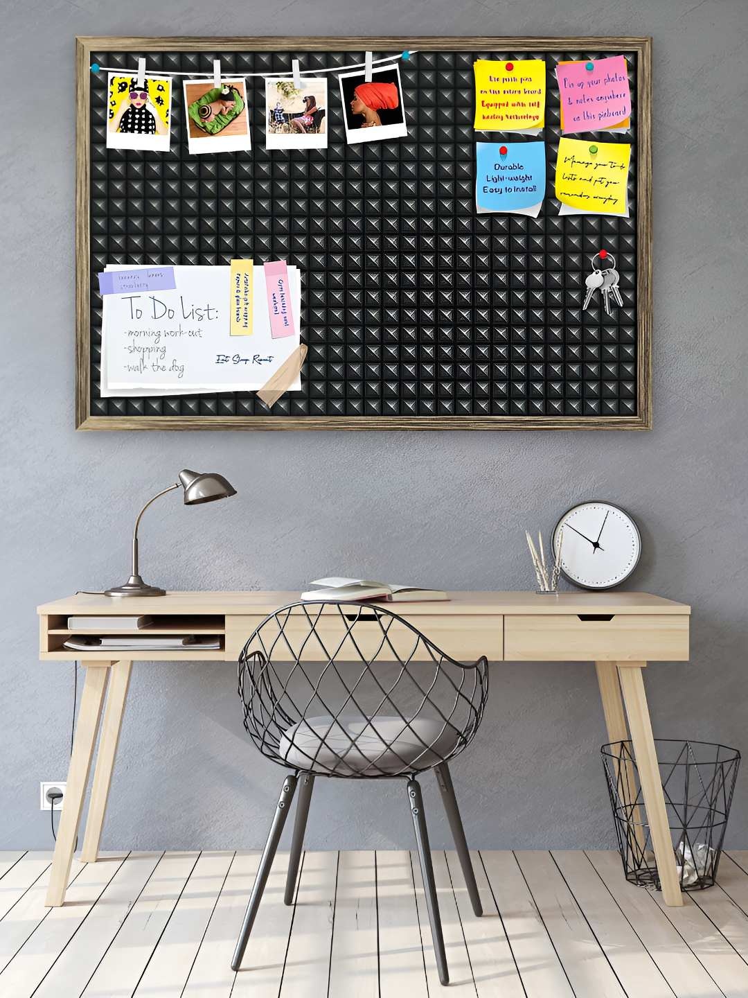 

ArtzFolio Wooden Notice Pin Board, Multi