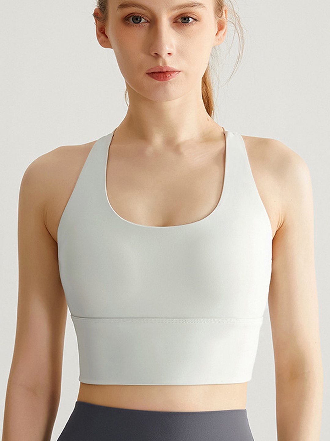 

LULU & SKY Bralette Crop Top, Beige