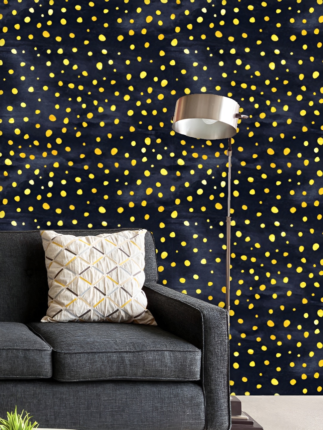 

ArtzFolio Printed UV-Resistant Anti-Bacterial Abstract Spotted Pattern Peel & Stick Wallpaper, Multi