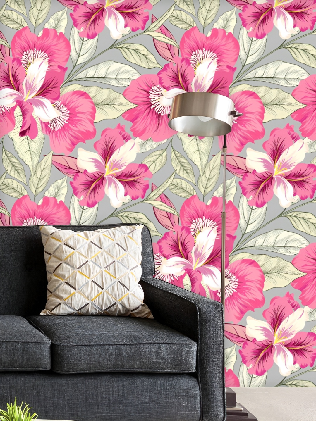 

ArtzFolio Printed UV-Resistant Anti-Bacterial Botanical Floral Peel & Stick Wallpaper, Multi