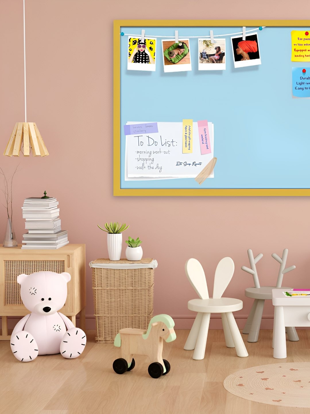 

ArtzFolio Wooden Notice Pin Board, Blue