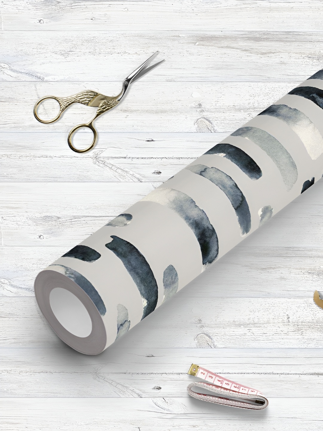 

ArtzFolio Grey & Black Printed UV Resistant Wallpaper