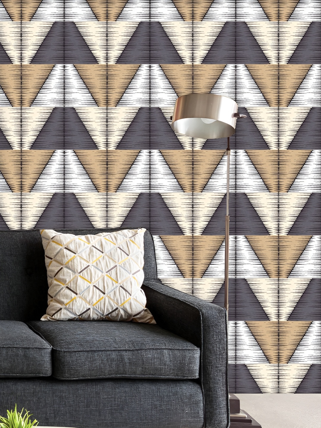 

ArtzFolio Printed UV-Resistant Anti-Bacterial Ethnic Boho Peel & Stick Wallpaper, Multi