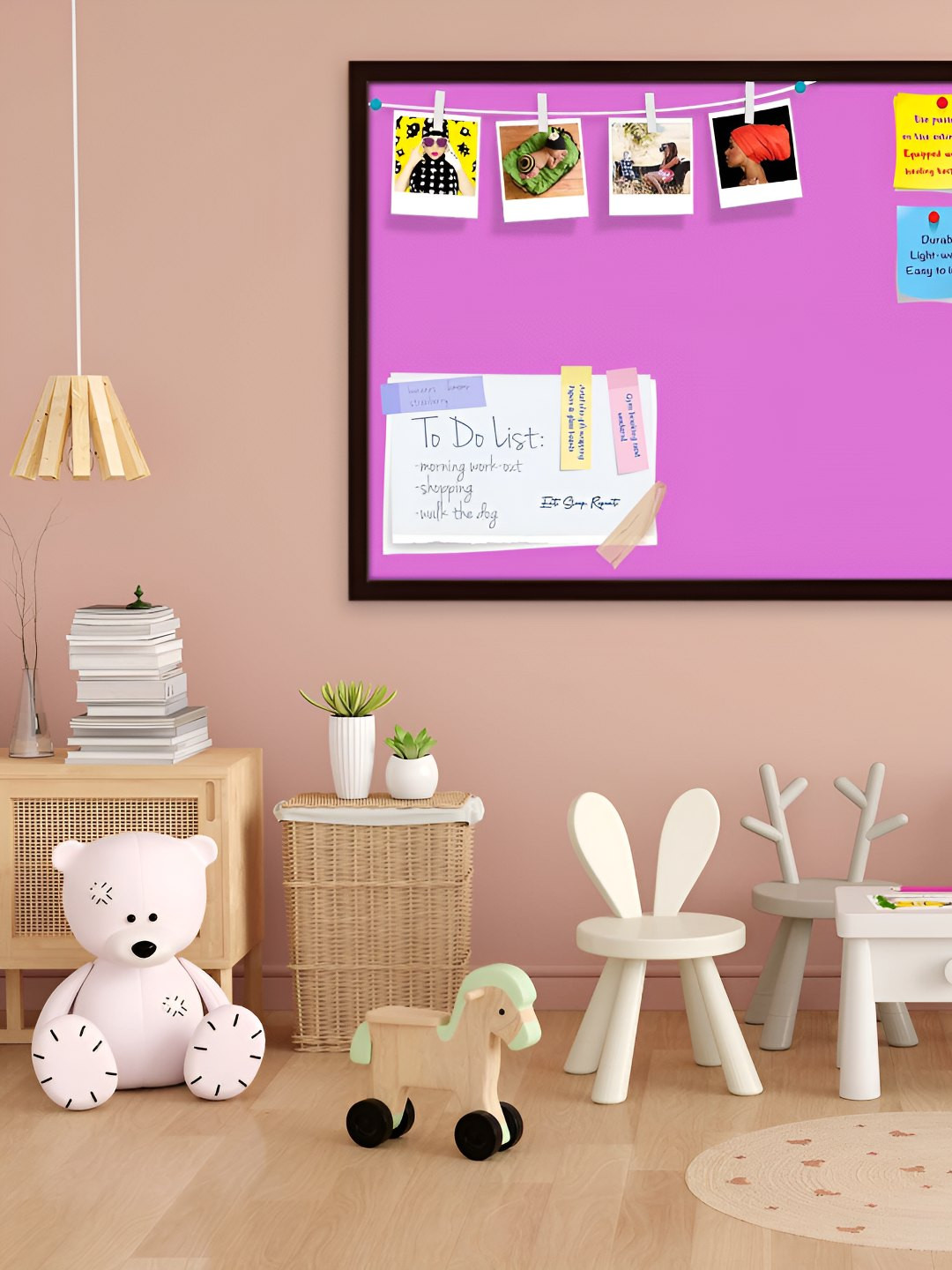 

ArtzFolio Wooden Notice Pin Board, Purple