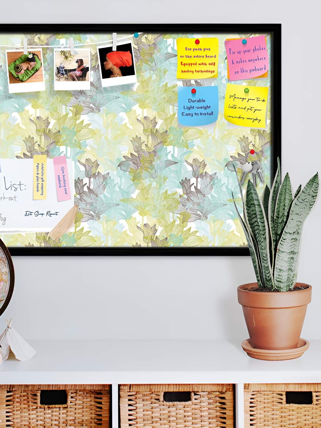 

ArtzFolio Wooden Notice Pin Board, Multi