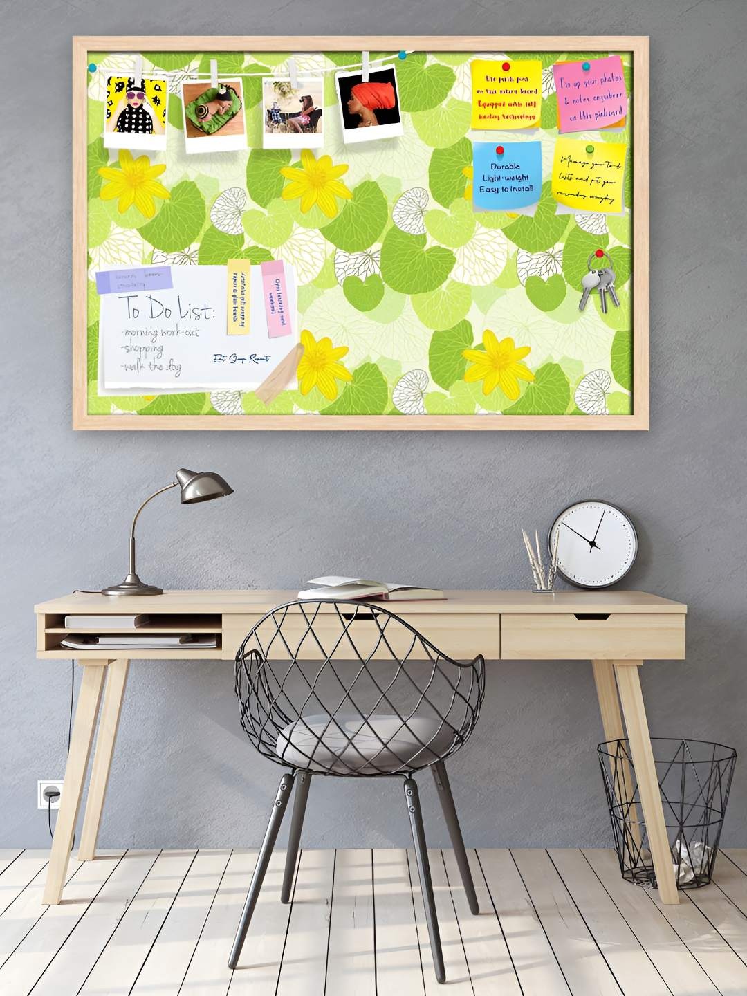 

ArtzFolio Wooden Notice Pin Board, Multi