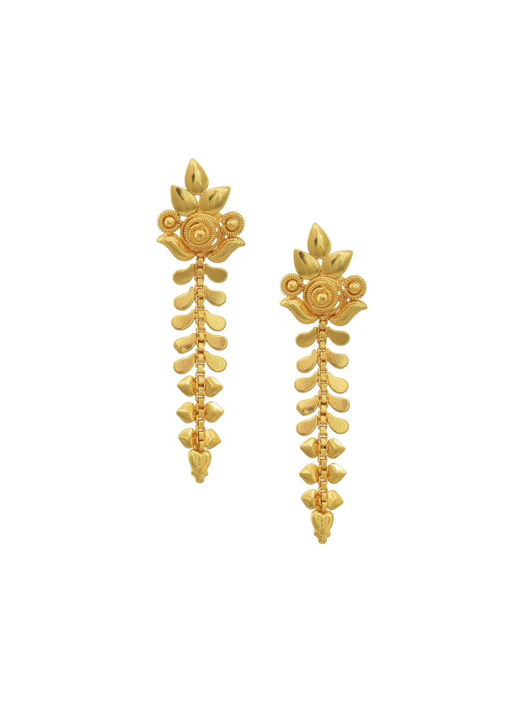 

MEMOIR Gold-Plated Contemporary Drop Earrings