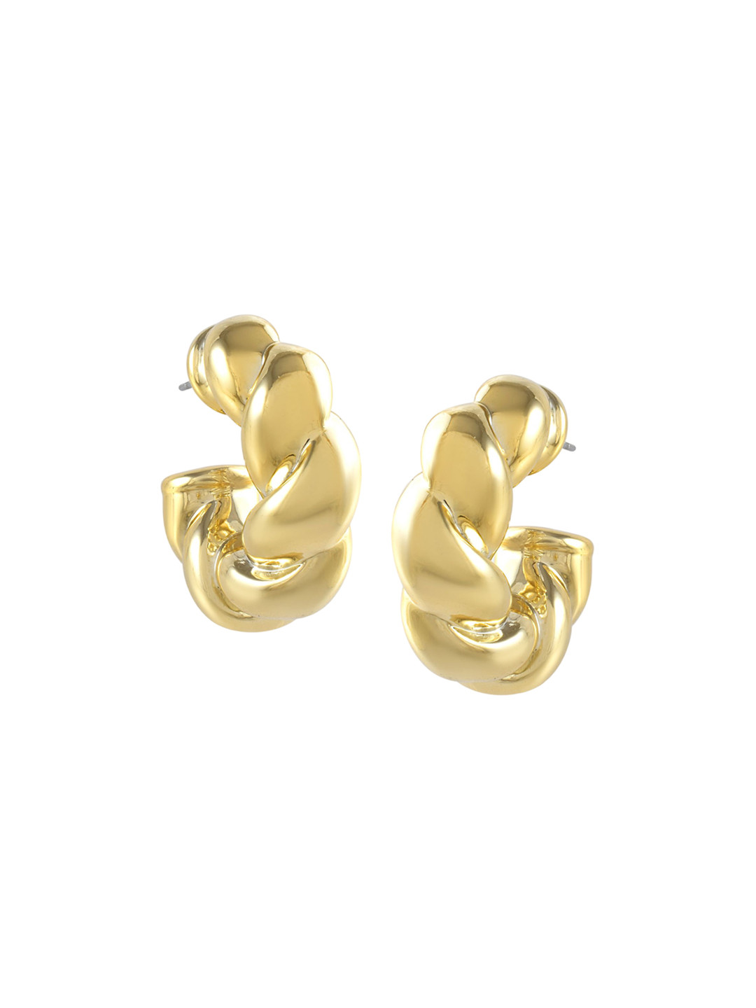 

MEMOIR Contemporary Hoop Earrings, Gold