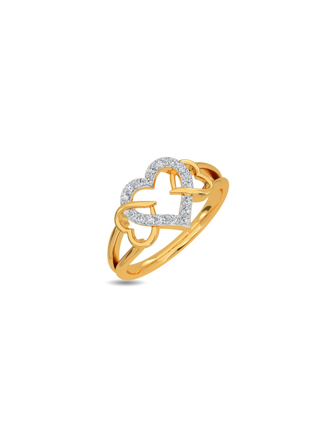 

KISNA DIAMOND AND GOLD JEWELLERY Women 18KT Finger Ring Diamond