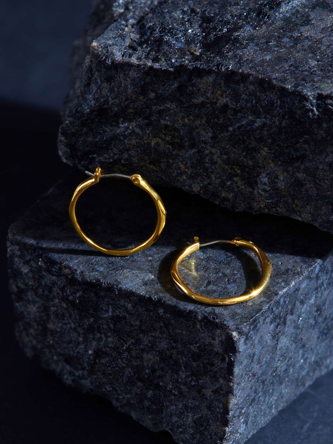 

Accessorize 14K Gold Plated Circular Hoop Earrings
