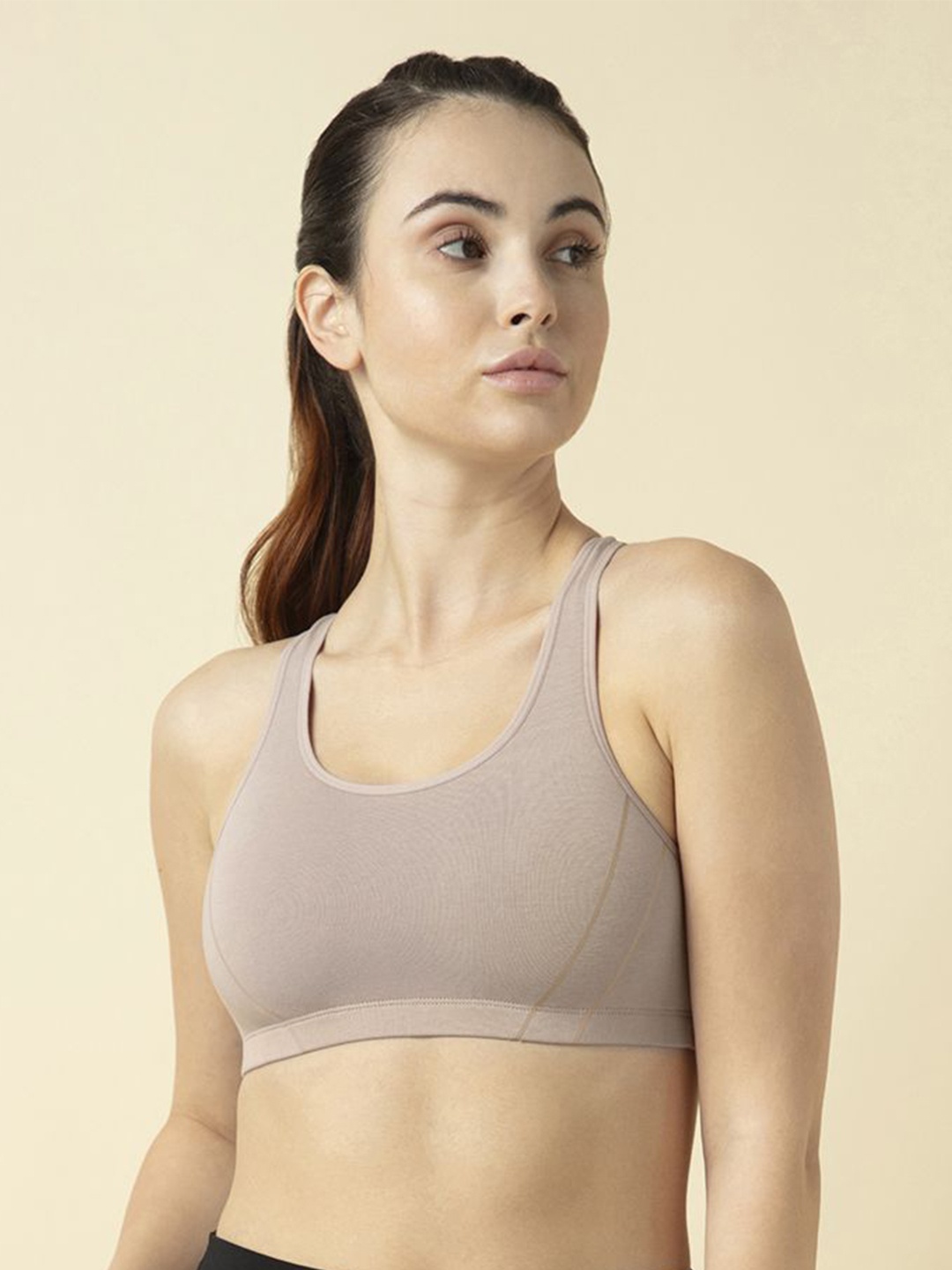 

Van Heusen Pro Active Anti Bacterial Strappy Teens Full Coverage Sports Bra, Beige