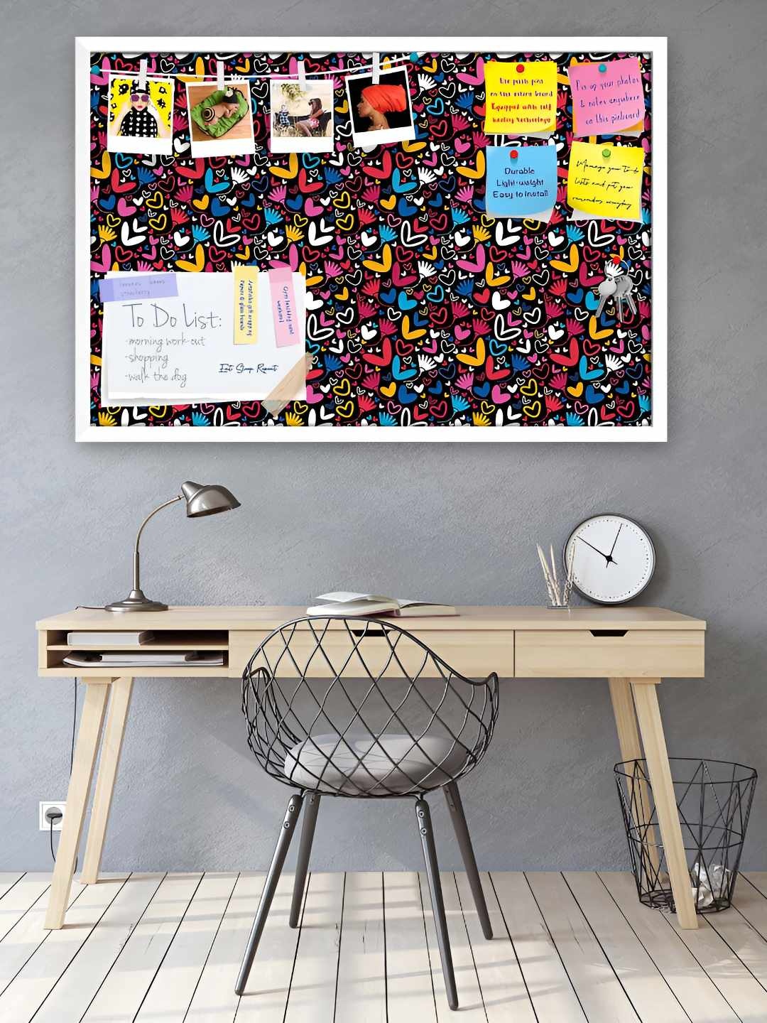 

ArtzFolio Wooden Notice Pin Board, Multi