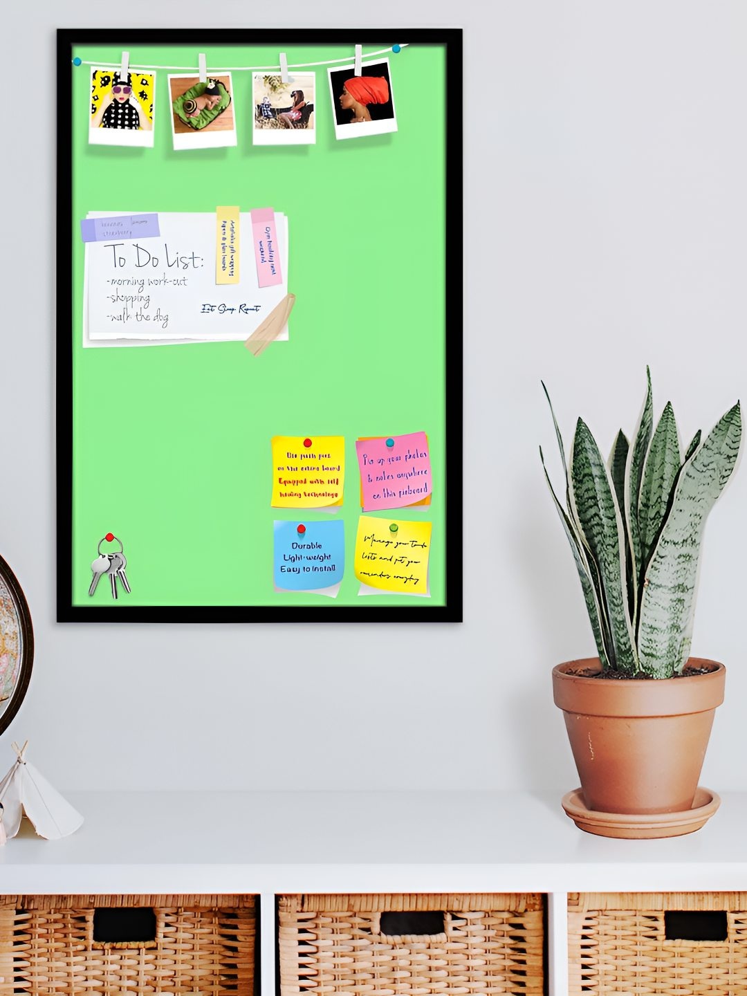 

ArtzFolio Wooden Notice Board, Green