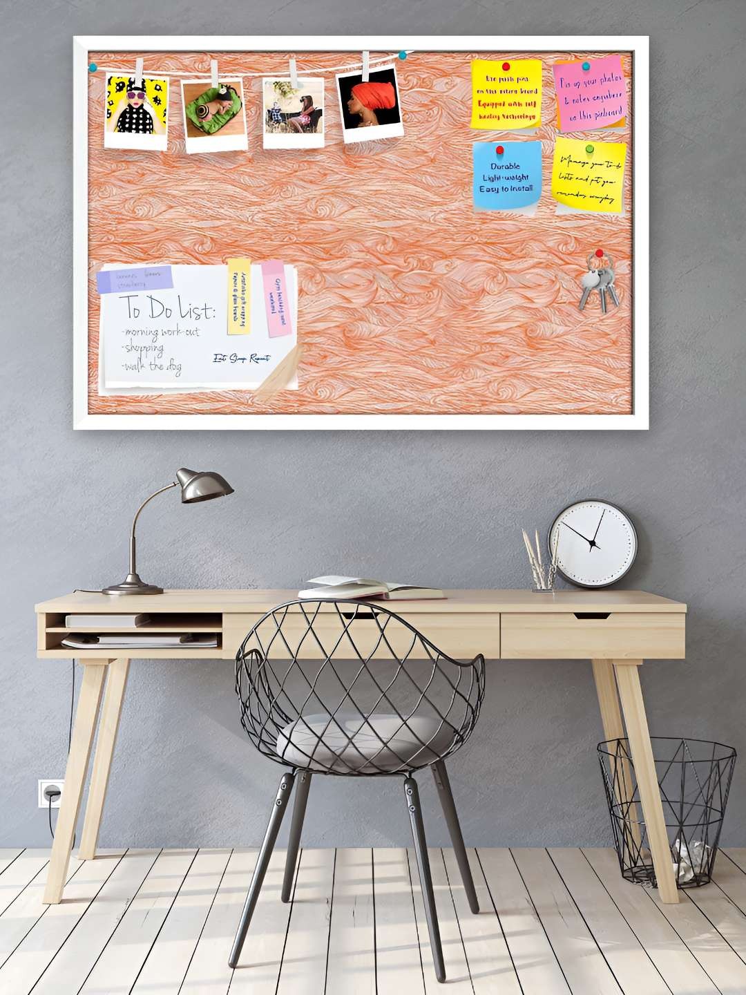

ArtzFolio Wooden Notice Pin Board, Multi