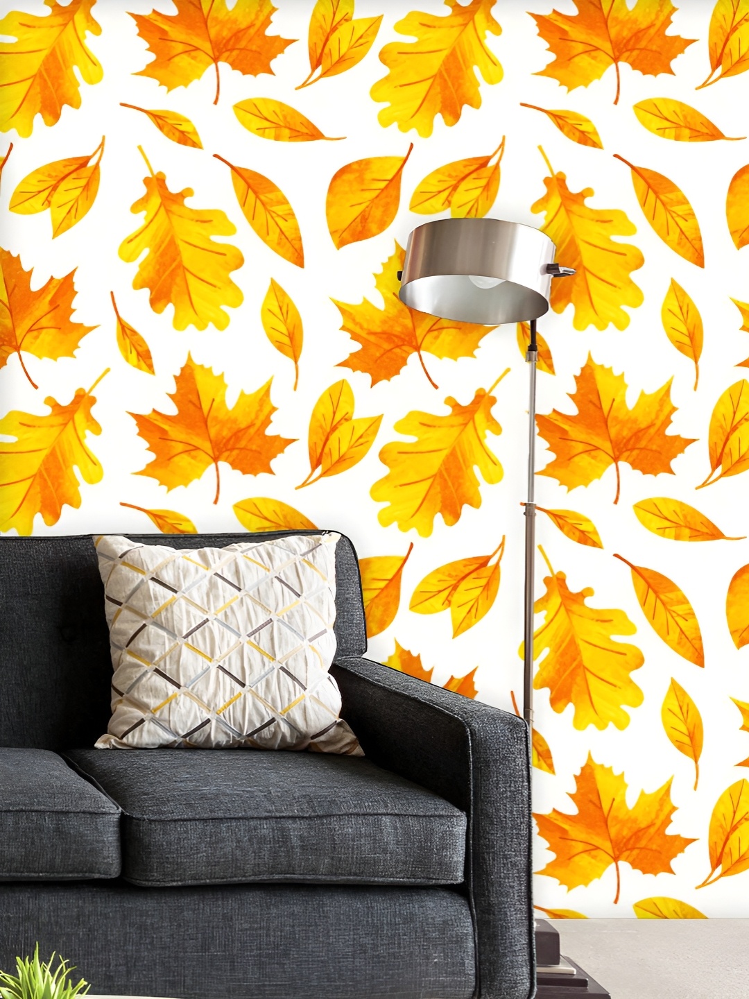 

ArtzFolio Printed UV-Resistant Anti-Bacterial Watercolor Floral Pattern Peel & Stick Wallpaper, Multi