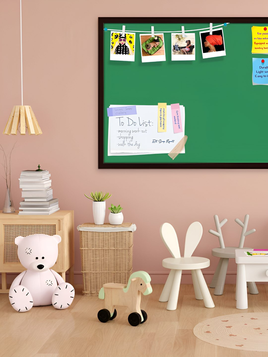 

ArtzFolio Wooden Notice Pin Board, Green