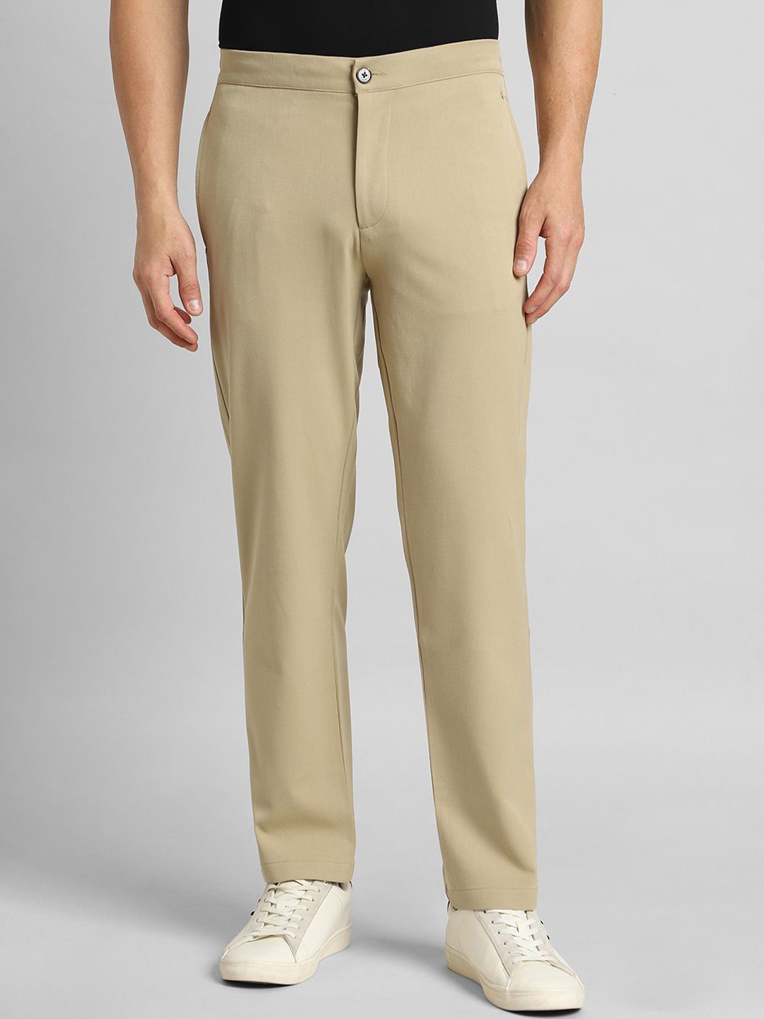 

SIMON CARTER LONDON Men Mid-Rise Regular Trousers, Beige