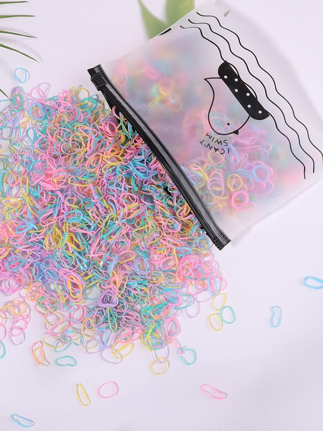 

LYTIX Girls Set Of 1000 Elastic Hair Ties- Assorted