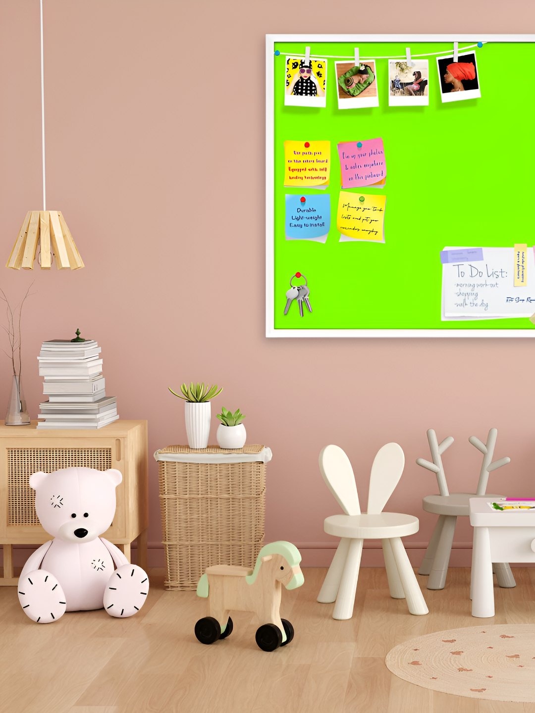 

ArtzFolio Wooden Notice Pin Board, Green