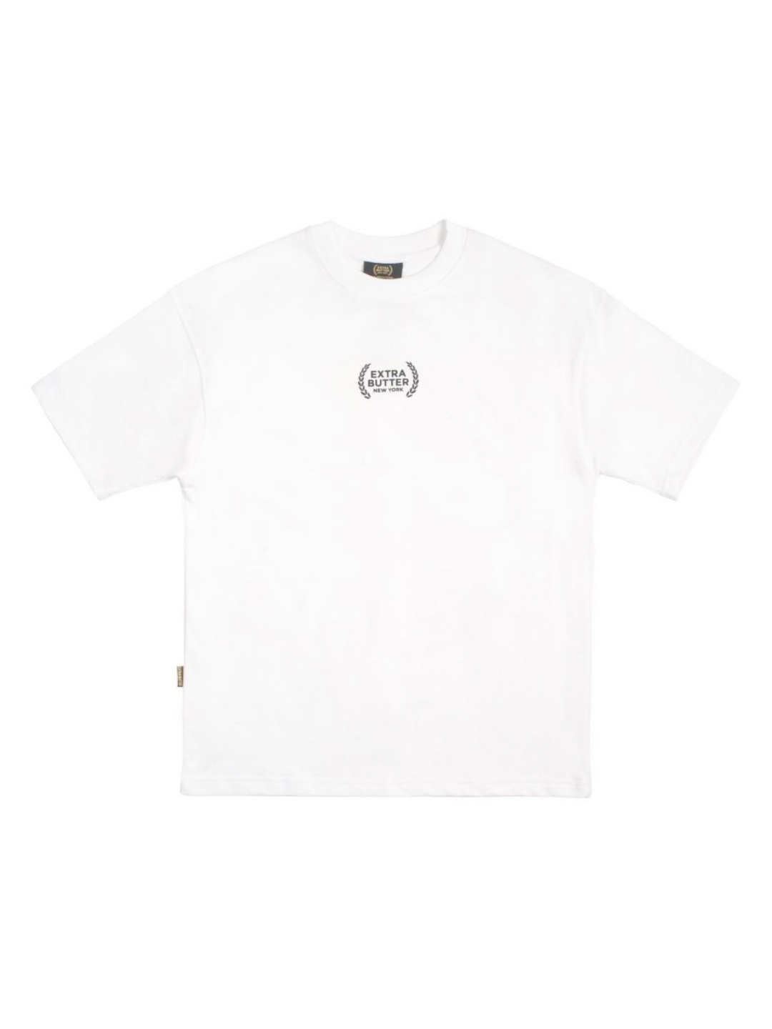 

Extra Butter Unisex HD Logo Tee, White