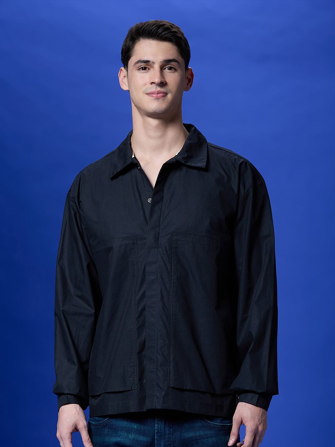 

Pepe Jeans Men Opaque Casual Shirt, Black