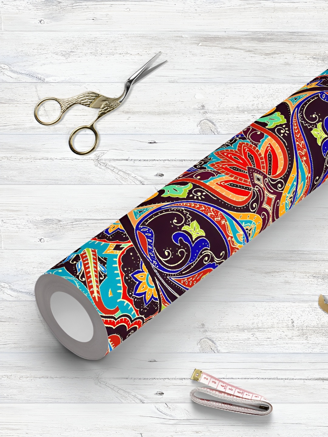 

ArtzFolio Brown & Red Printed UV Resistant Wallpaper