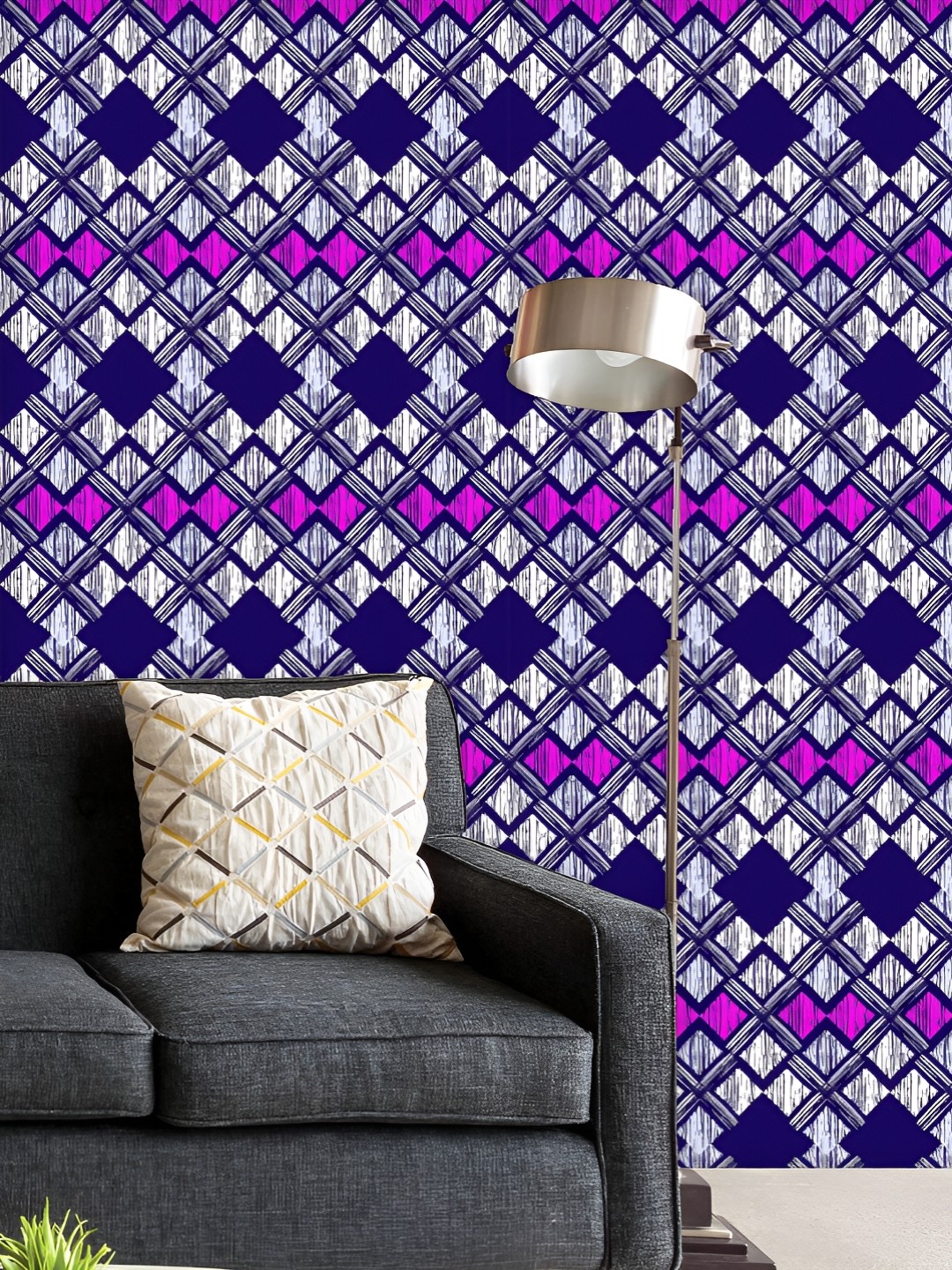 

ArtzFolio Printed UV-Resistant Anti-Bacterial Ethnic Boho Pattern Peel & Stick Wallpaper, Multi