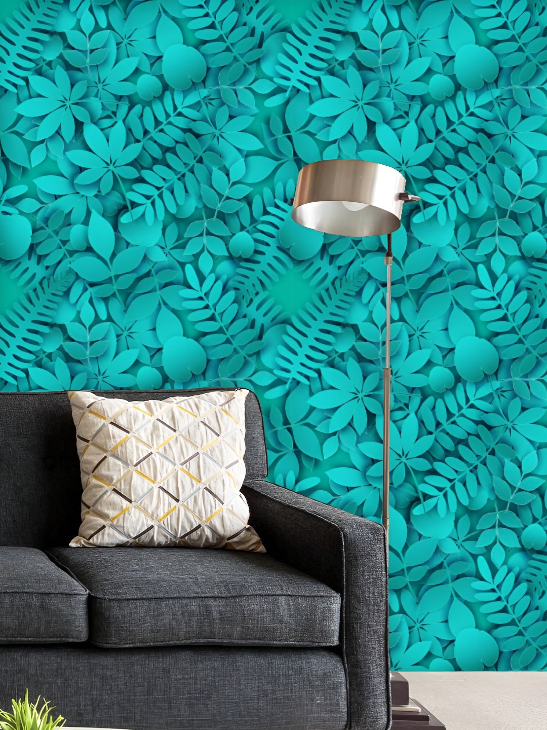 

ArtzFolio Printed UV-Resistant Anti-Bacterial D Tropical Jungle Peel & Stick Wallpaper, Multi