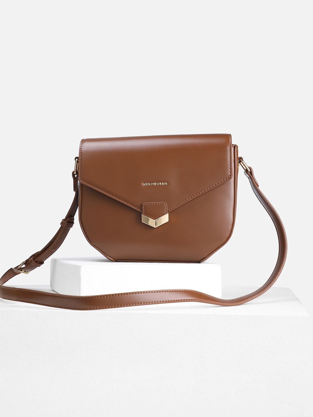 

Van Heusen Woman PU Sling Bag, Brown