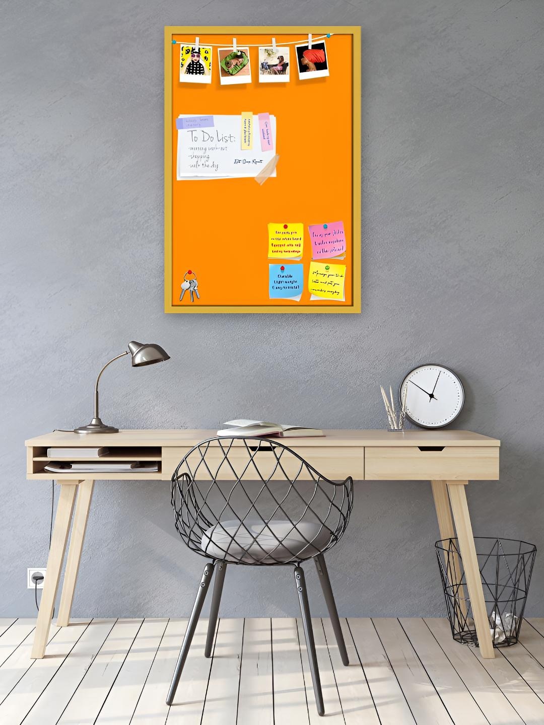 

ArtzFolio Wooden Notice Board, Orange