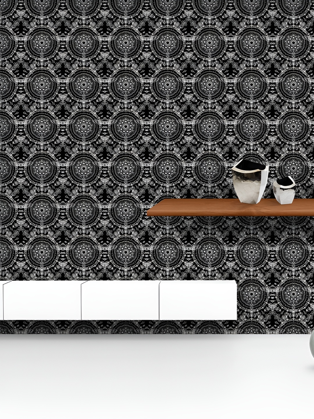 

ArtzFolio Black & White Printed UV Resistant Wallpaper