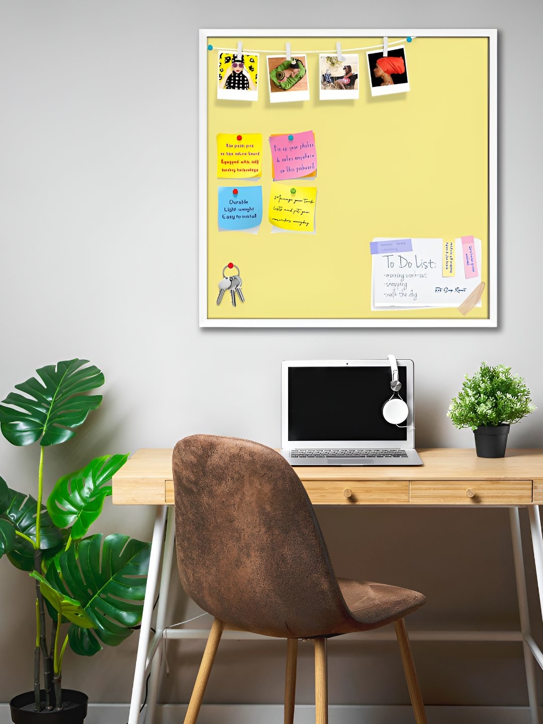 

ArtzFolio Wooden Notice Board, Yellow