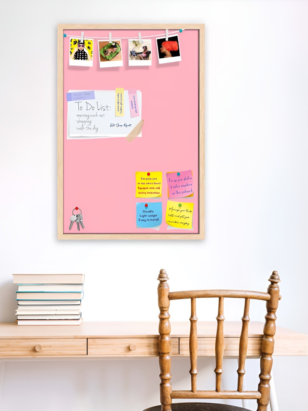 

ArtzFolio Wooden Notice Board, Pink