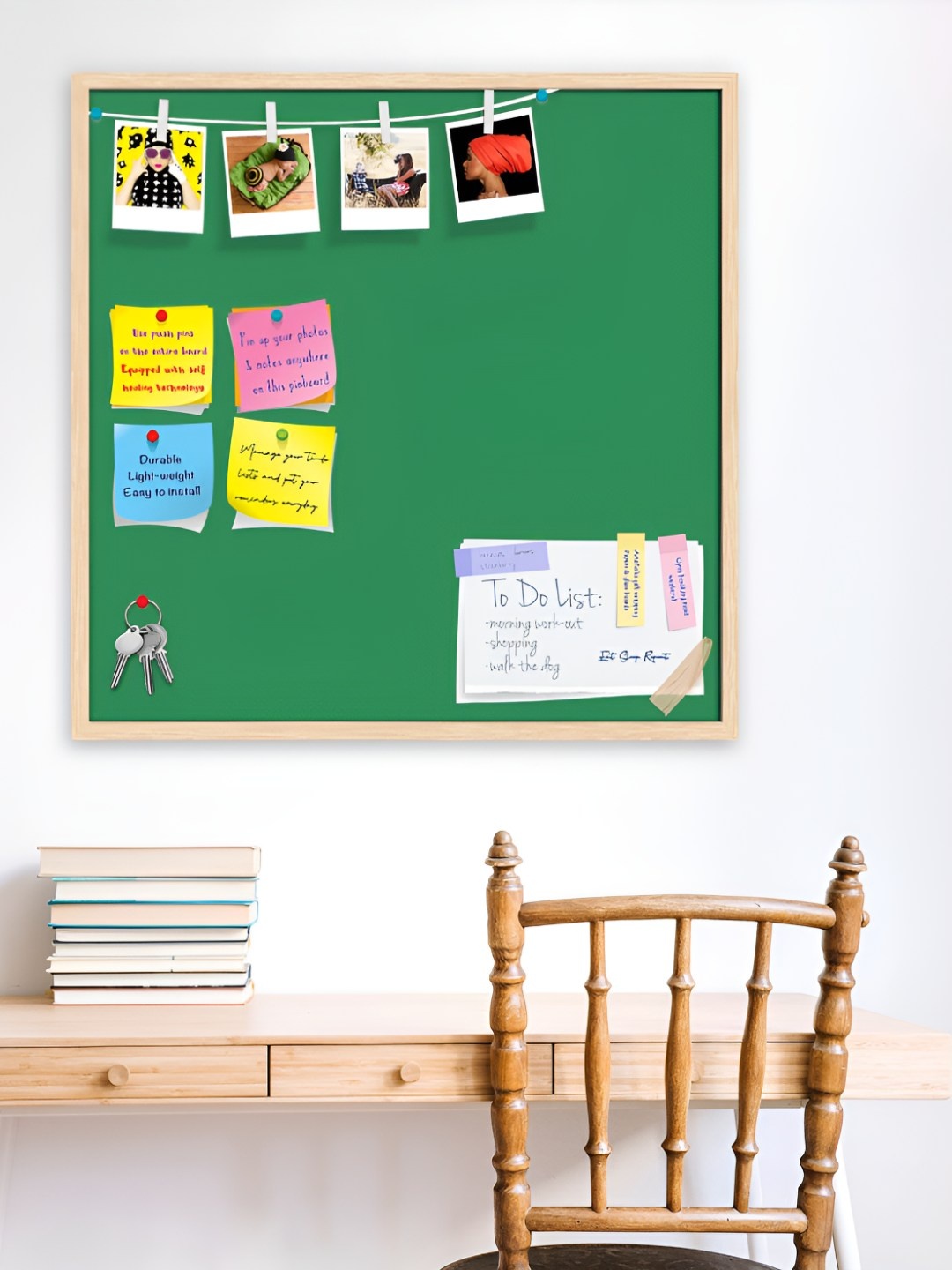 

ArtzFolio Wooden Notice Pin Board, Green