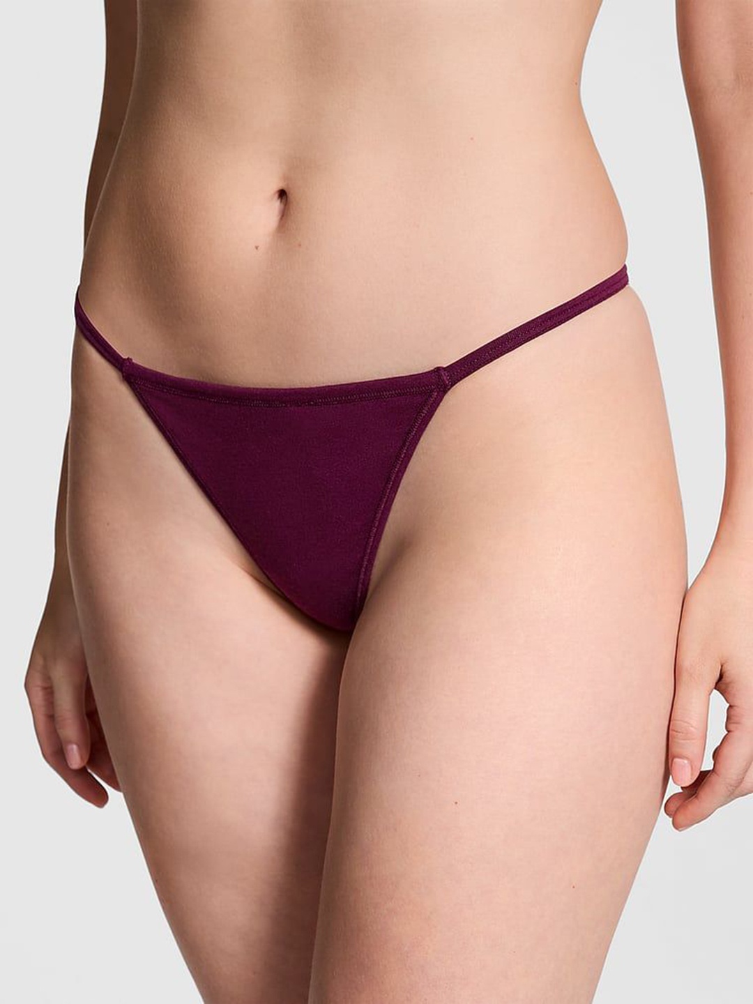 

Victoria's Secret Women V-String Bikini Briefs, Purple