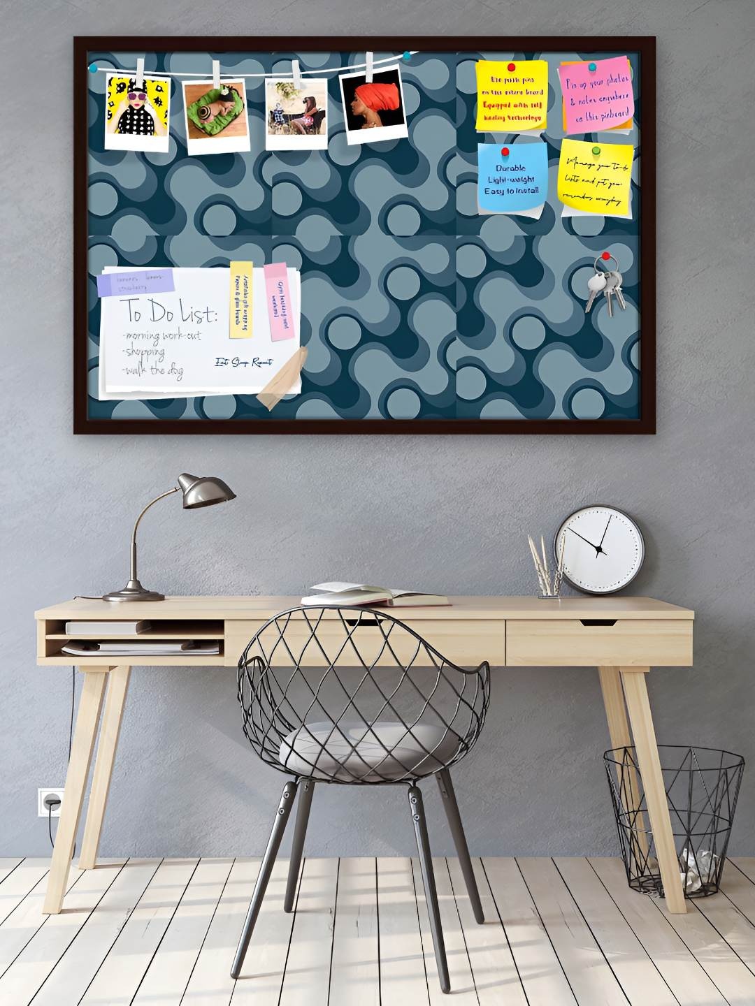 

ArtzFolio Wooden Notice Pin Board, Multi