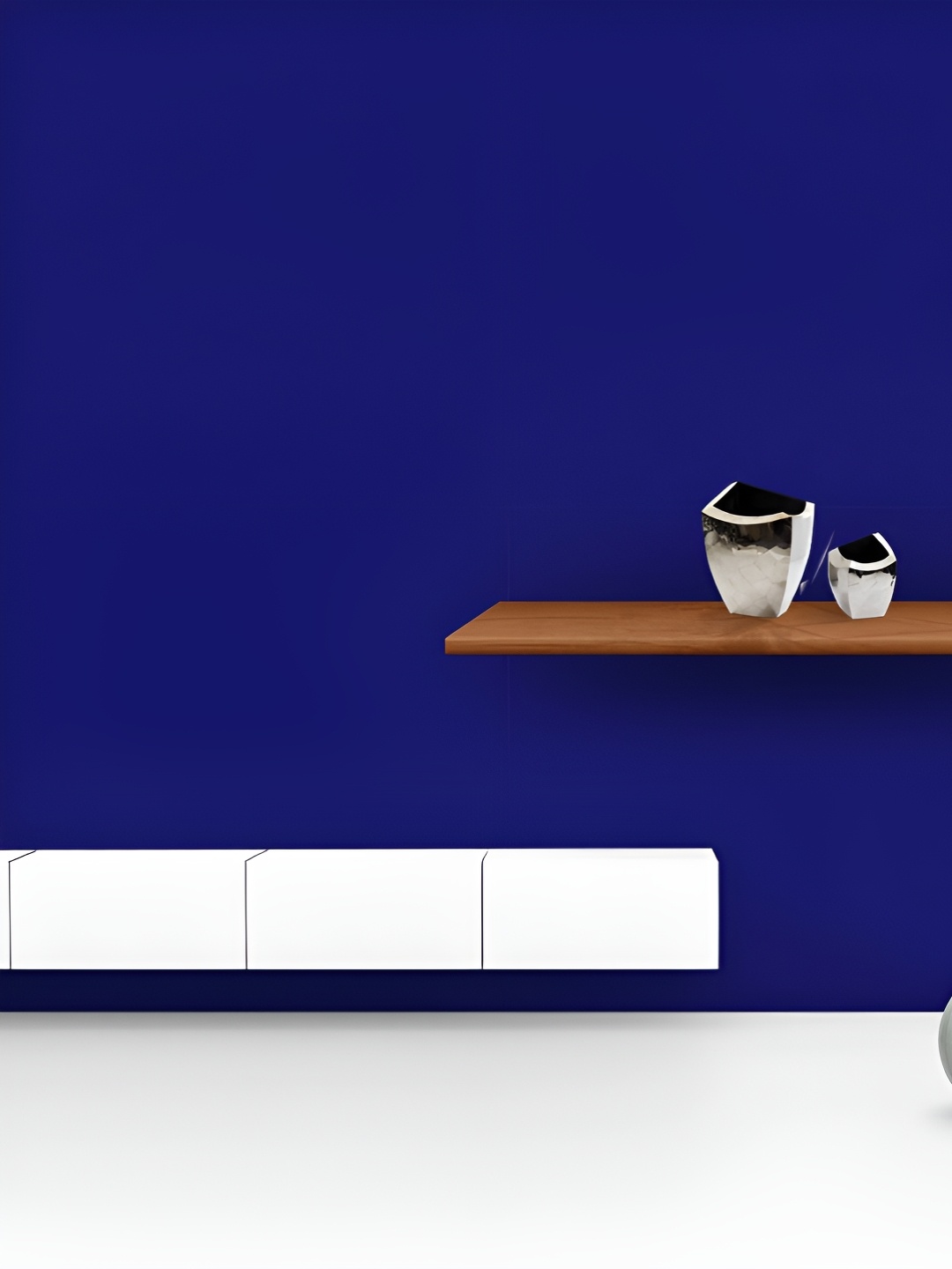 

ArtzFolio Printed UV-Resistant Anti-Bacterial Blues & Cyans Family Midnight Blue Colour Peel & Stick Wallpaper, Multi