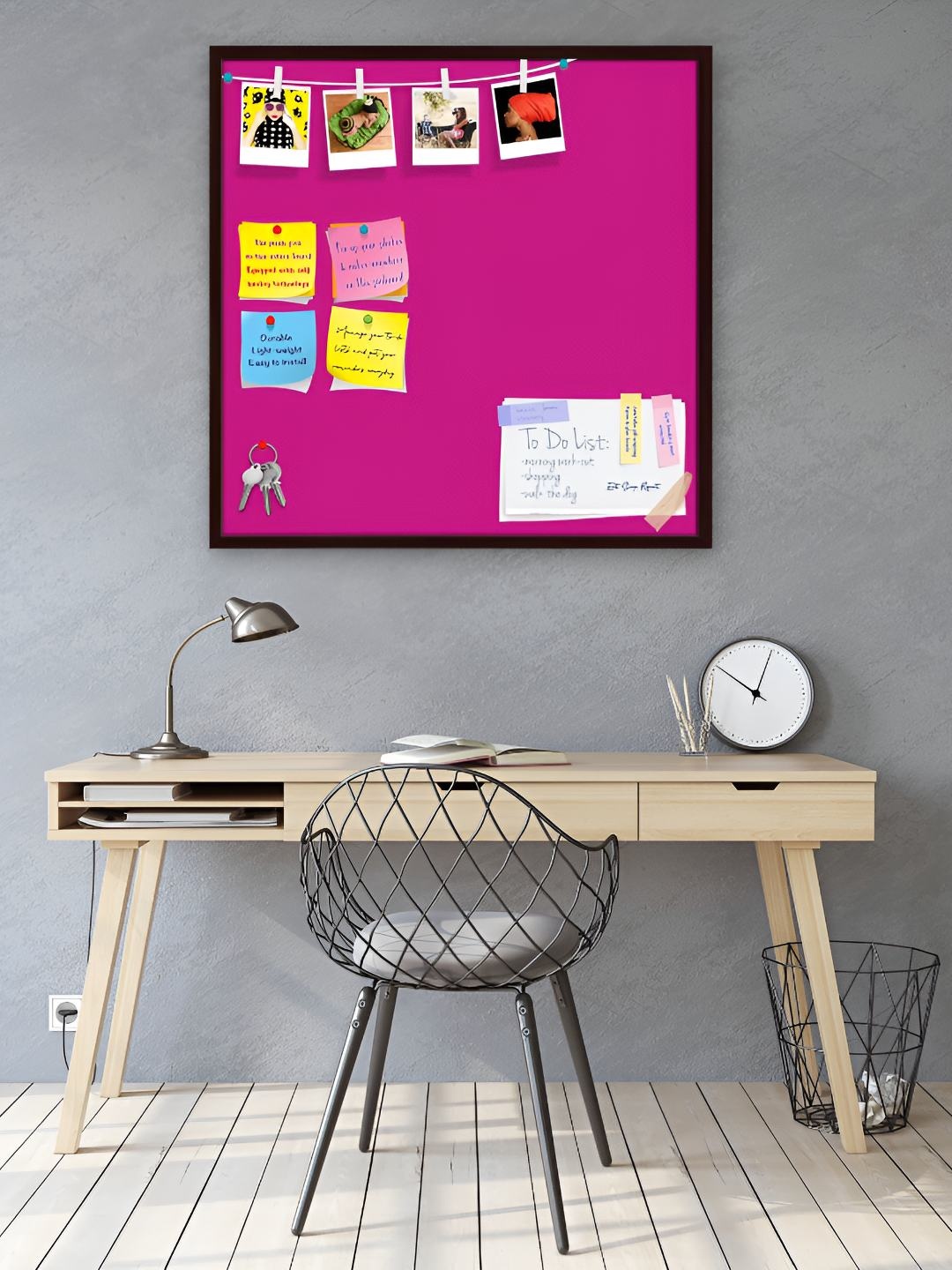 

ArtzFolio Wooden Notice Board, Pink