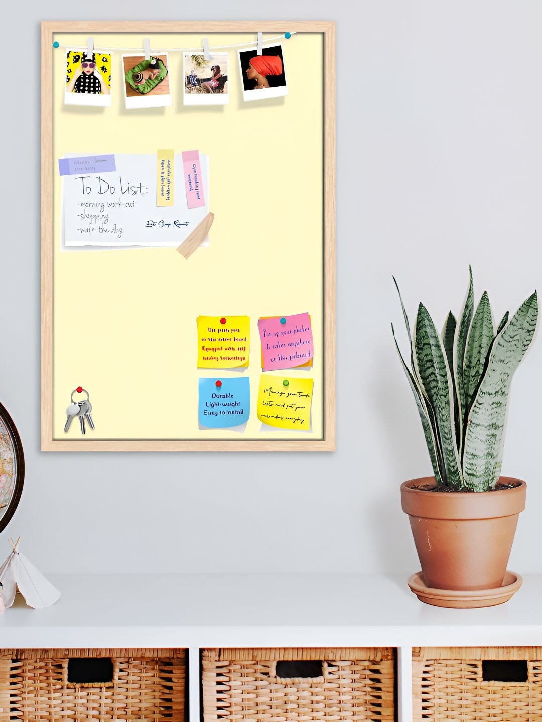 

ArtzFolio Wooden Notice Board, Yellow