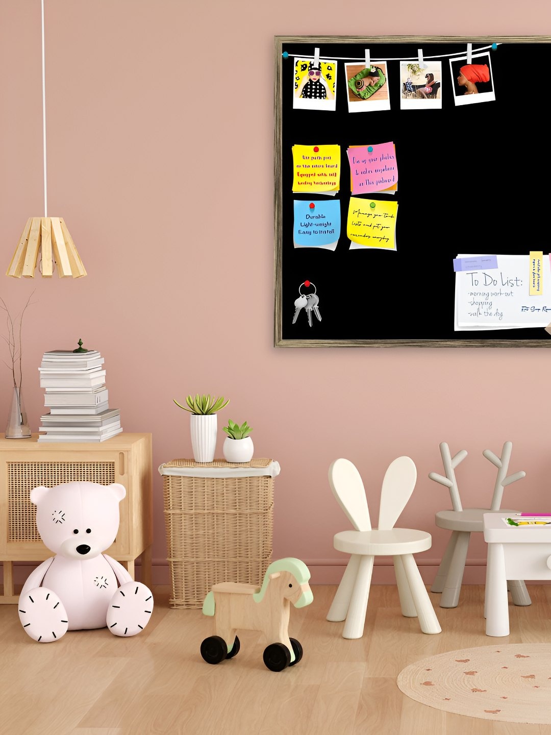 

ArtzFolio Wooden Notice Pin Board, Grey